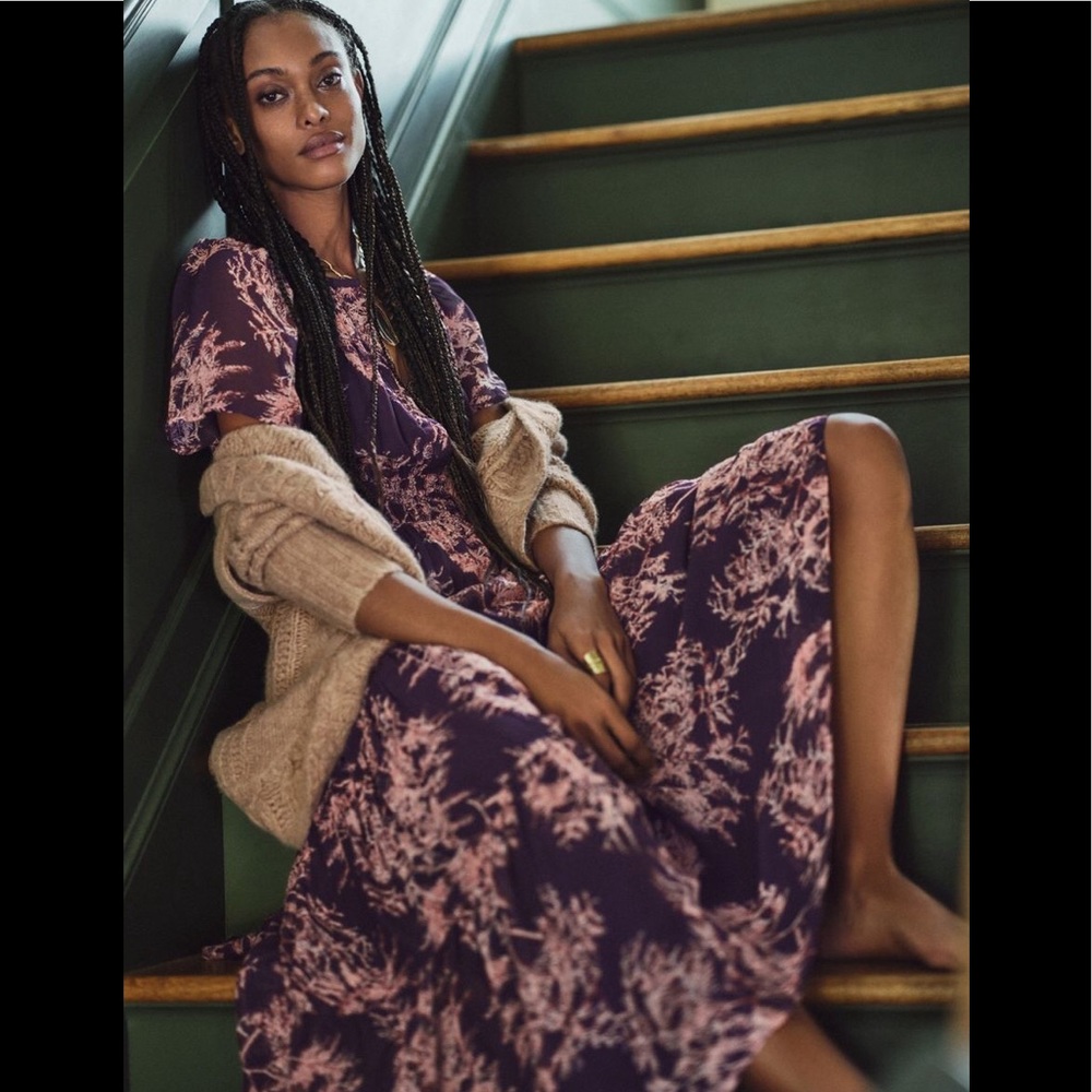 Anthropologie the Somerset maxi dress: chiffon edition NWT